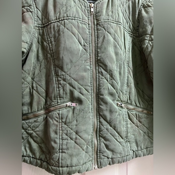 Anthropologie women’s green bomber jacket - Picture 2 of 4